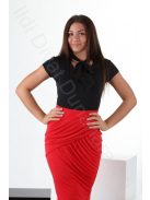 Envy Átlapolt piros szoknya