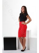 Envy Átlapolt piros szoknya