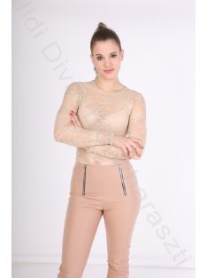 Envy Beige csipke felső