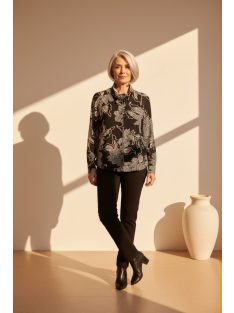 Eterna Kék-Púder Mintás Ferran Blúz