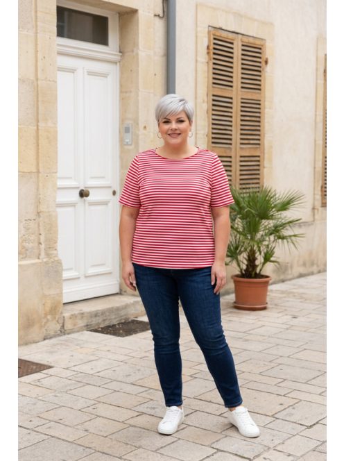 Eterna Fehér-Piros Csíkos Seba Felső