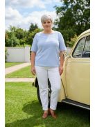 Eterna Fehér-Kék Csíkos Seba Felső