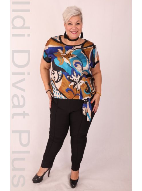 Frank Lyman Kék-Barna Mintás Felső