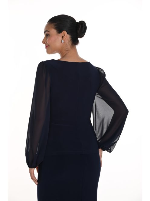 Frank Lyman Sötétkék Garner Felső