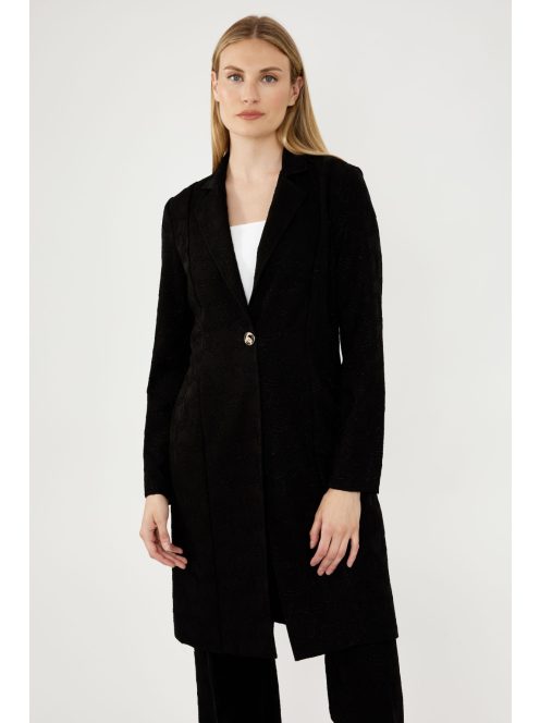 Frank Lyman Fekete Csillogós Liman Blézer-44