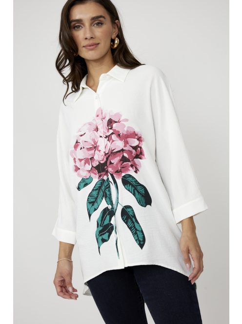 Frank Lyman Virágmintás Karméla Ingtunika