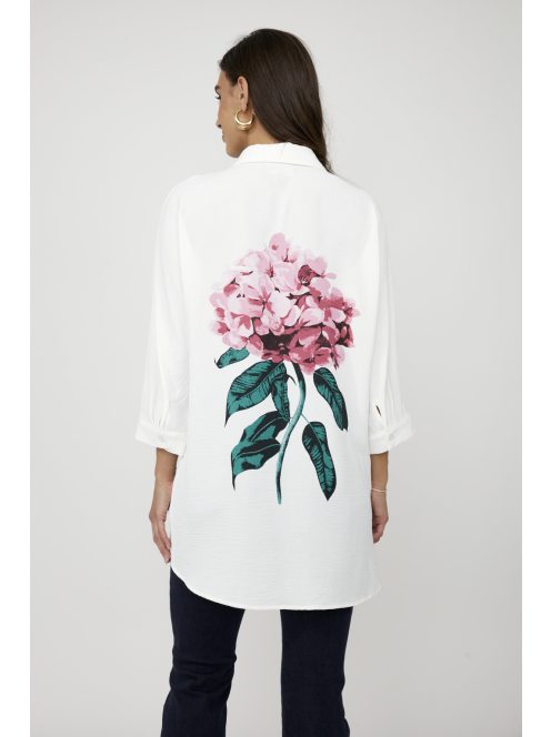 Frank Lyman Virágmintás Karméla Ingtunika