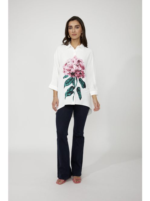 Frank Lyman Virágmintás Karméla Ingtunika