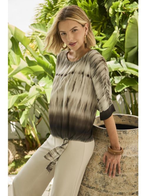 Frank Lyman Relaxad Barna-Mintás Blúz