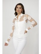 Frank Lyman Margareta Fehér Blúz+Top-XL