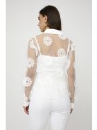 Frank Lyman Margareta Fehér Blúz+Top-XL