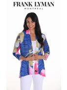 Frank Lyman Flamingo Kék-Pink Mintás Blézer