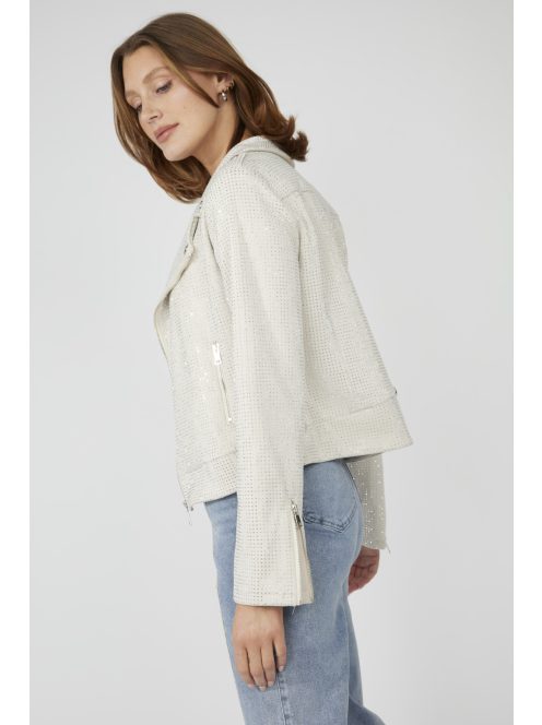 Frank Lyman Metal Beige Köves Kabát