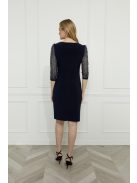 Frank Lyman Sötétkék Köves Ujjú Milla Ruha