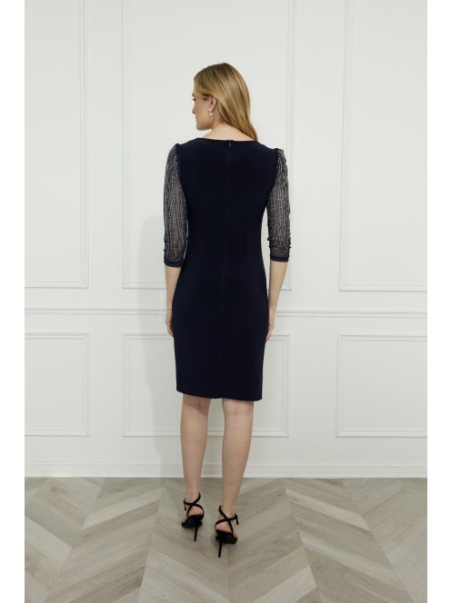 Frank Lyman Sötétkék Köves Ujjú Milla Ruha