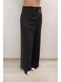 Frank Lyman Fekete Átlapolt Nelli Nadrág