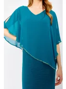 Frank Lyman Türkiz-Ezüst Milady Maxi Ruha