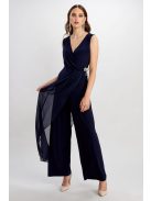 Frank Lyman Sötétkék Masni Muszlinos Overál