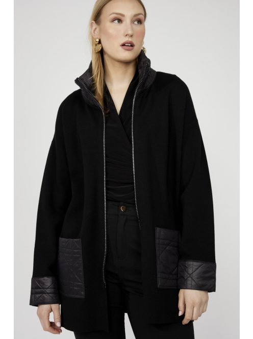 Frank Lyman Fekete-Köves Kéla Kardigán