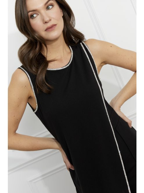 Frank Lyman Fekete-Ezüst Black Overál