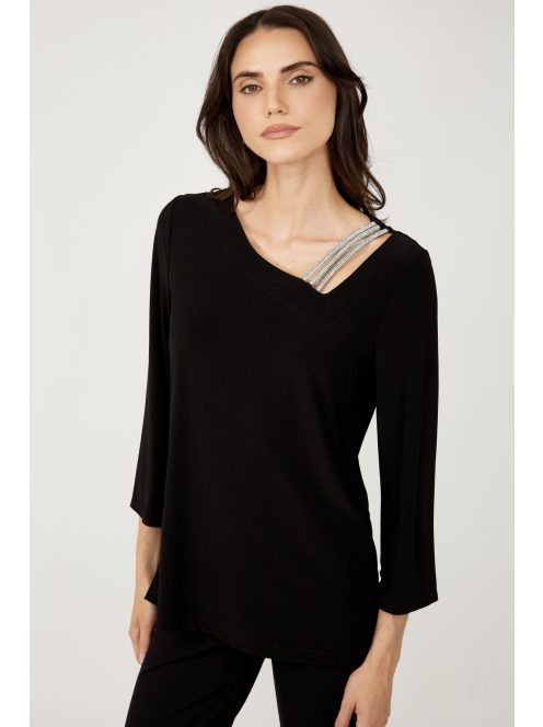 Frank Lyman Fekete-Ezüst Köves Bella Felső