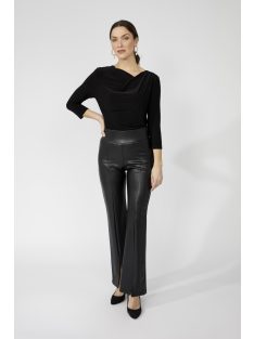 Frank Lyman Fekete Műbőr Tilla Nadrág