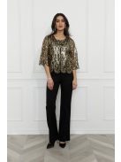 Frank Lyman Arany-Flitteres Jolina Kabátka-XL