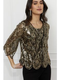 Frank Lyman Arany-Flitteres Jolina Kabátka