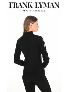 Frank Lyman Fekete-Arany Csillagos Pulóver