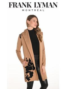 Frank Lyman Barna-Fekete Mintás Femma Kardigán