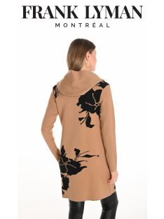 Frank Lyman Barna-Fekete Mintás Femma Kardigán