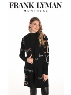 Frank Lyman Fekete-Mintás Femma Kardigán