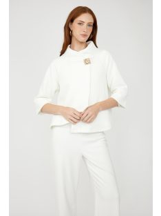 Frank Lyman Fehér-Mintás Bella Kabátka