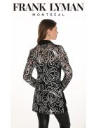Frank  Lyman Fekete-Fehér Filla Blézer-48