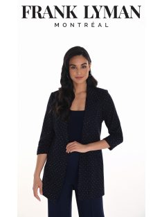 Frank Lyman Sötétkék-Ezüst Denna Blézer