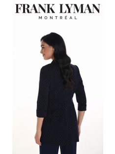 Frank Lyman Sötétkék-Ezüst Denna Blézer