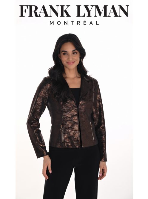 Frank Lyman Bronz Csilogós Gellan Blézer