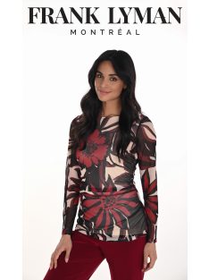 Frank Lyman Beige-Bordó Rena Felső