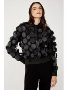 Frank Lyman Fekete-Karikás Kardigán-XL