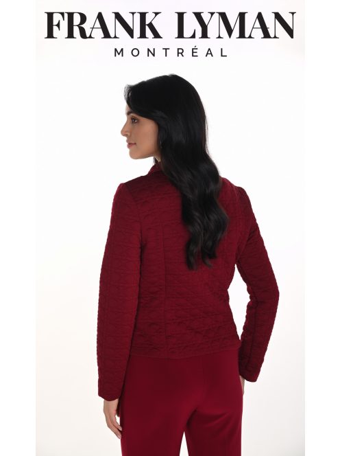 Frank Lyman Bordó-Arany Zippes Blézer-40