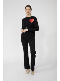 Frank Lyman Fekete Kötött Lover Pulóver