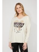 Frank Lyman Beige-Flitteres Lover Felső