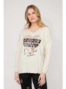 Frank Lyman Beige-Flitteres Lover Felső