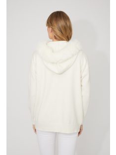 Frank Lyman Ekrü Kötött Winter Pulóver