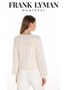 Frank Lyman Ekrü-Flitteres Della Felső