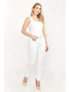 Frank Lyman Fehér Mimi Farmer Nadrág