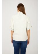 Frank Lyman Beige-Fekete Köves Art Felső