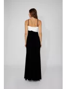 Frank Lyman Fekete-Fehér Masins Maxi Ruha