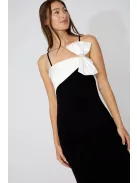 Frank Lyman Fekete-Fehér Masins Maxi Ruha