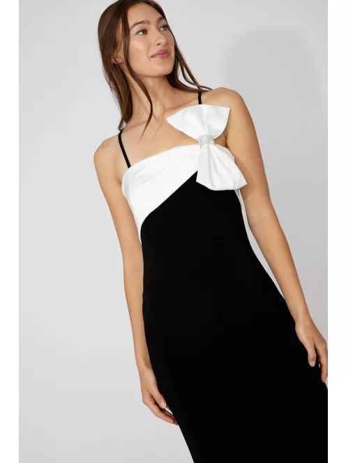 Frank Lyman Fekete-Fehér Masins Maxi Ruha